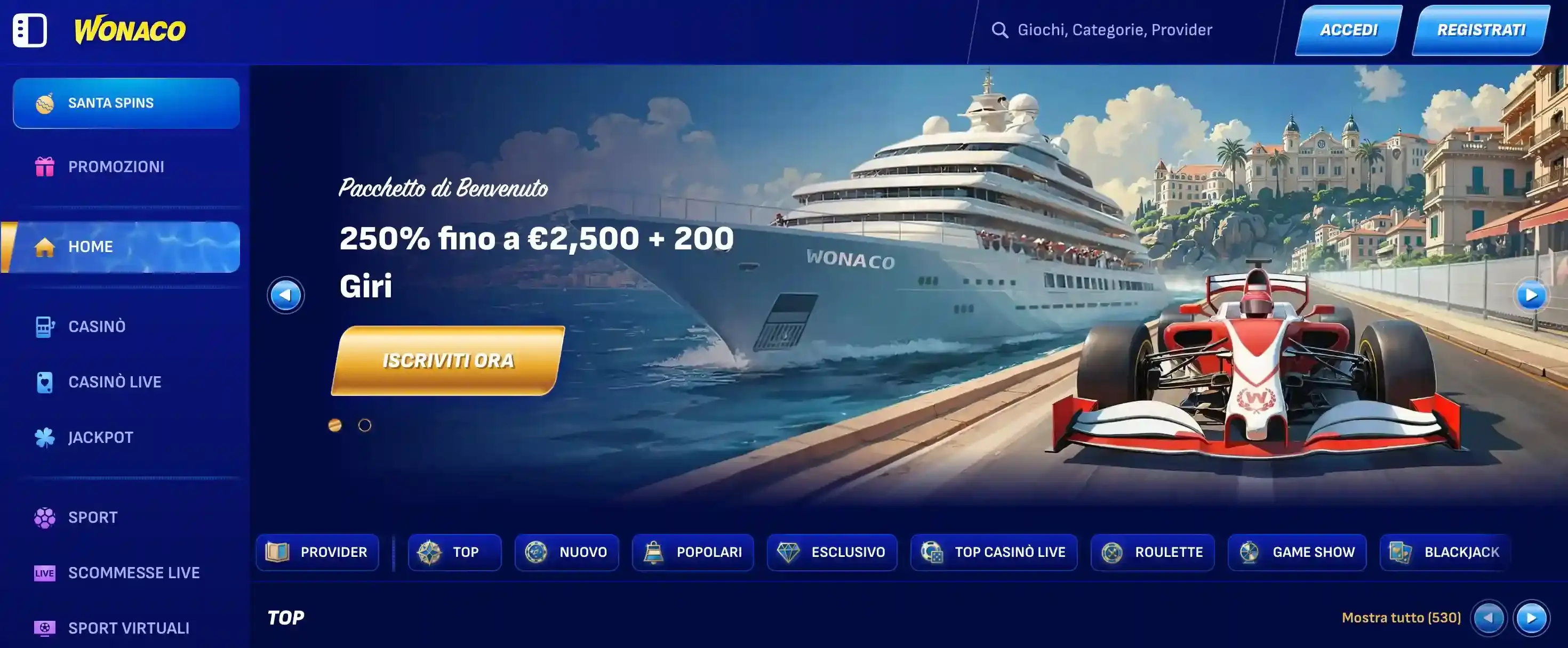 Wonaco Casino